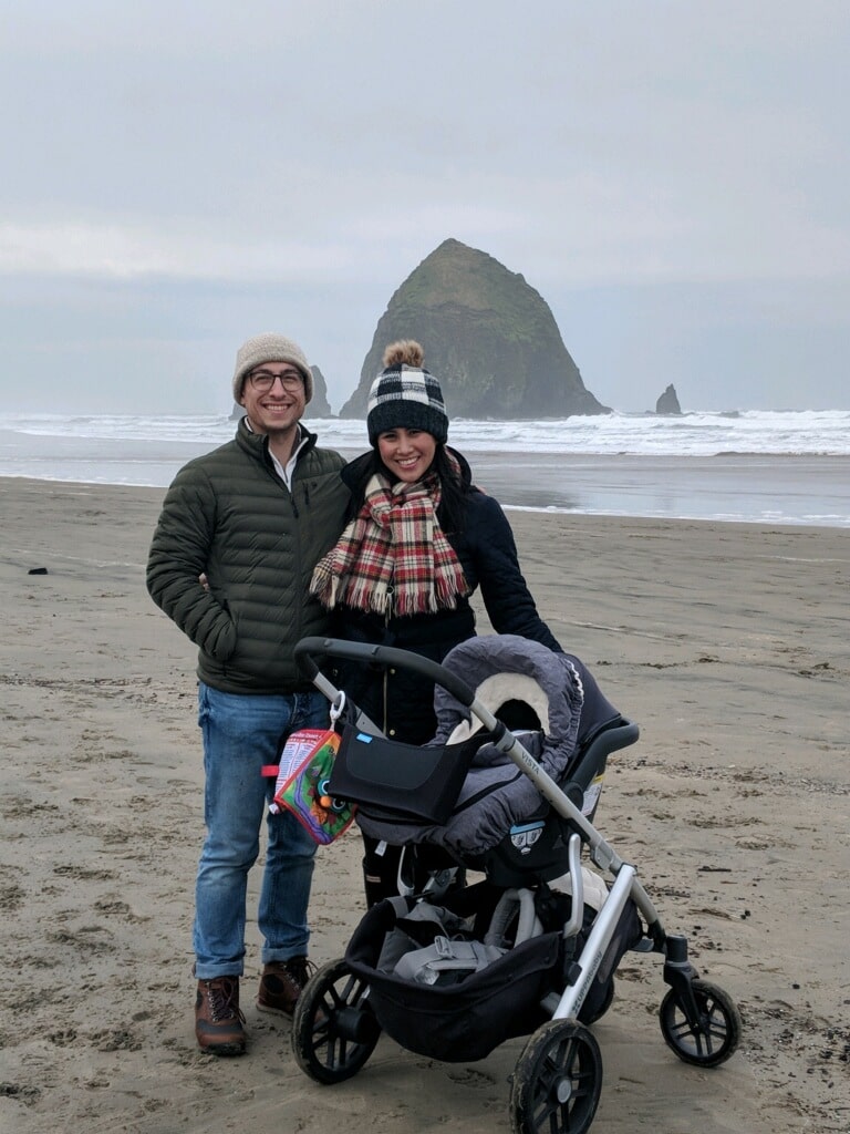 Barrett Nicole and Everett at the beach